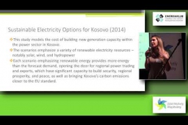 Learta Hollaj, Kosovo - Sustainable energy systems for CEE countries